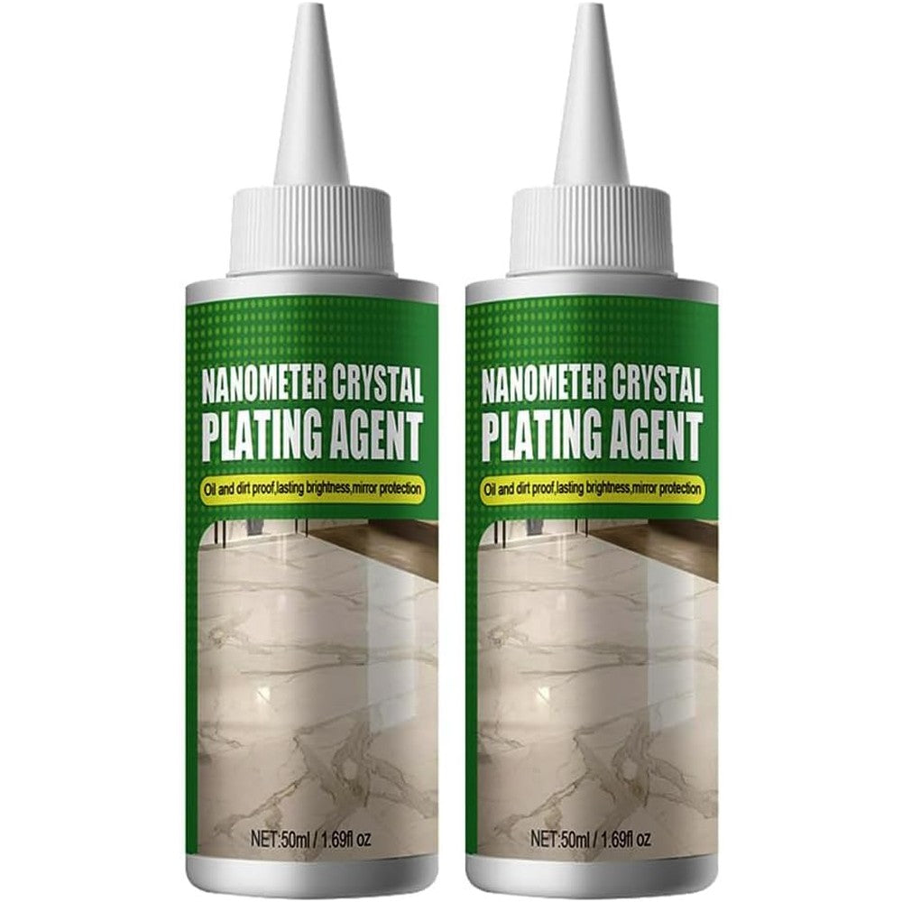 Scentora Marble Nano Crystal Plating Agent two pack front view bottle on kitchen countertop