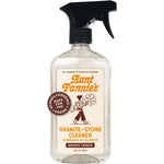 Aunt Fannie's Granite and Stone Cleaner front view showing plant-based spray bottle.