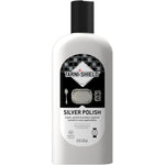 Tarni-Shield Silver Polish 8 Ounces front view bottle showing product branding and metal cleaning benefits.
