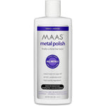 Maas International Liquid Metal Polish 8 Ounce front view bottle for tarnish removal