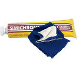 Rosenthal Collection Simichrome Polish 50 grams tube front view with blue polishing cloth