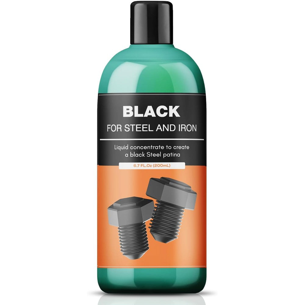 LIIZOUSUDA Black Oxide Coating Kit liquid solution front view bottle for steel restoration
