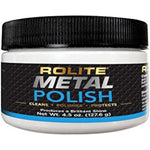 Rolite Metal Polish Paste 4.5 Ounce jar front view showing industrial strength label