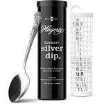 Hagerty Flatware Silver Dip 16.9 fluid ounce bottle front view for tarnish removal