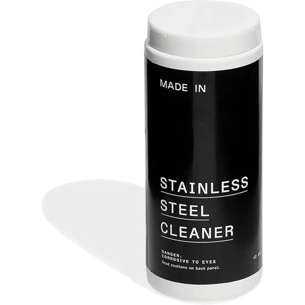 Made In Cookware Stainless Steel Cleaner powder front view for premium pan polishing