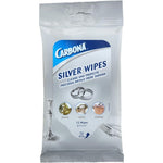 Carbona Silver Wipes 12 Count front view authentic metal cleaner