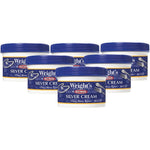 Wright's silver cleaner and polish cream 6 pack front view jar set