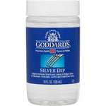 Goddard's Silver Cleaner Dip 10 Ounce bottle front view for tarnish removal.