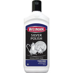 Weiman Silver Cream Cleaner 8 Ounce bottle front view for silver polishing