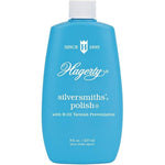 Hagerty Silversmiths' Polish 8 fluid ounce bottle front view for professional silver cleaning