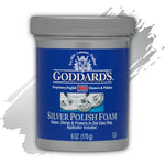 Goddard's Silver Polish Foam jar with sponge applicator for jewelry cleaning.