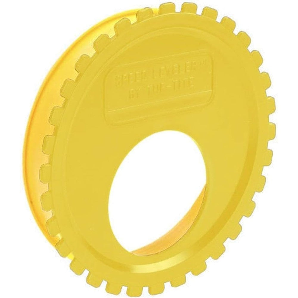 Tuf-Tite SL-4 Septic Speed Leveler yellow front view for effluent flow control.