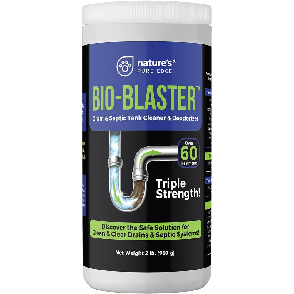 Natures Pure Edge Bio-Blaster enzyme drain and septic cleaner front view