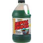Instant Power Septic Shock front view 67.6 Ounce bottle for septic tank maintenance.