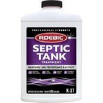 Roebic K-37 Septic Tank Treatment front view bottle for waste breakdown.