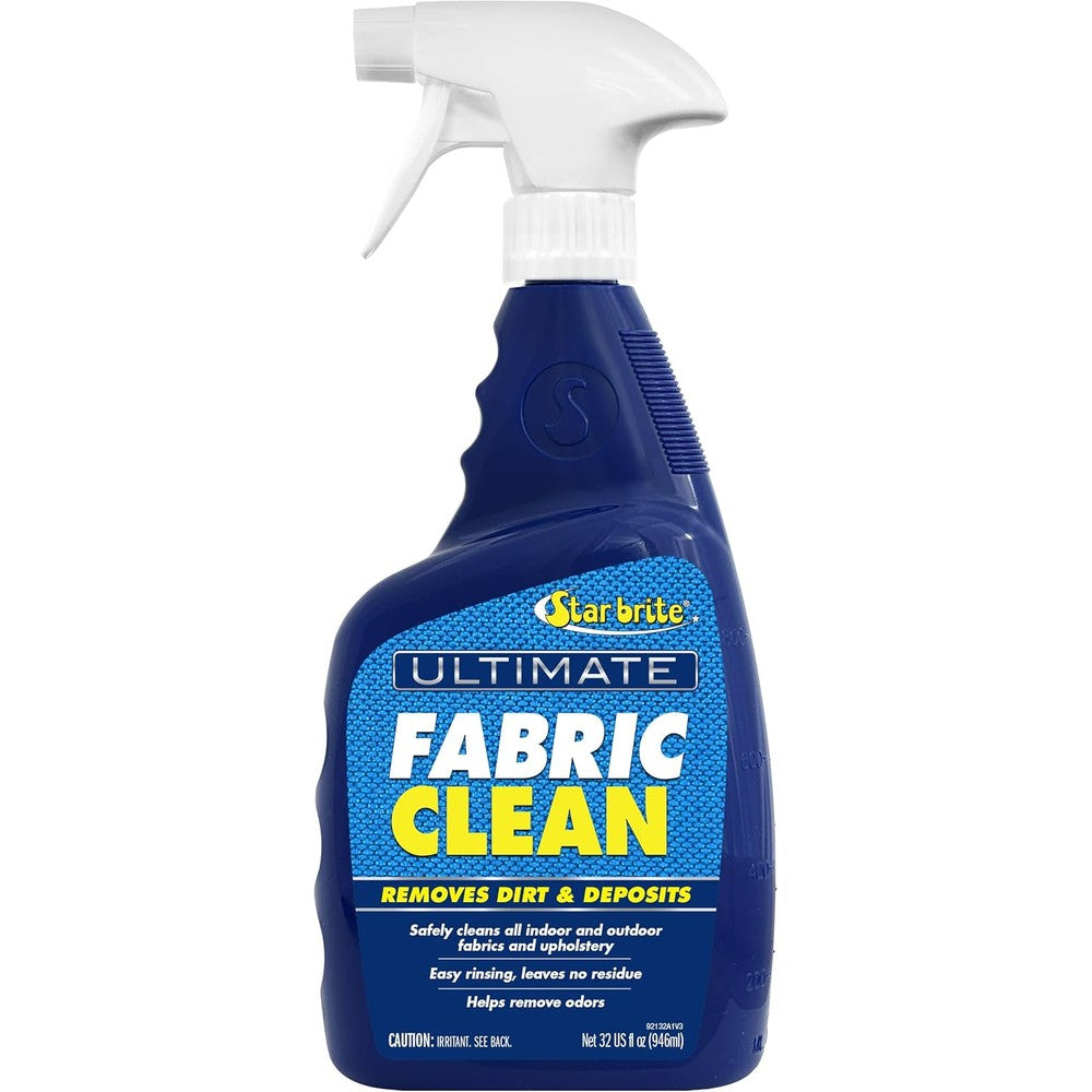 Star Brite Ultimate Fabric Clean 32 Ounce spray bottle front view for outdoor furniture cleaning.