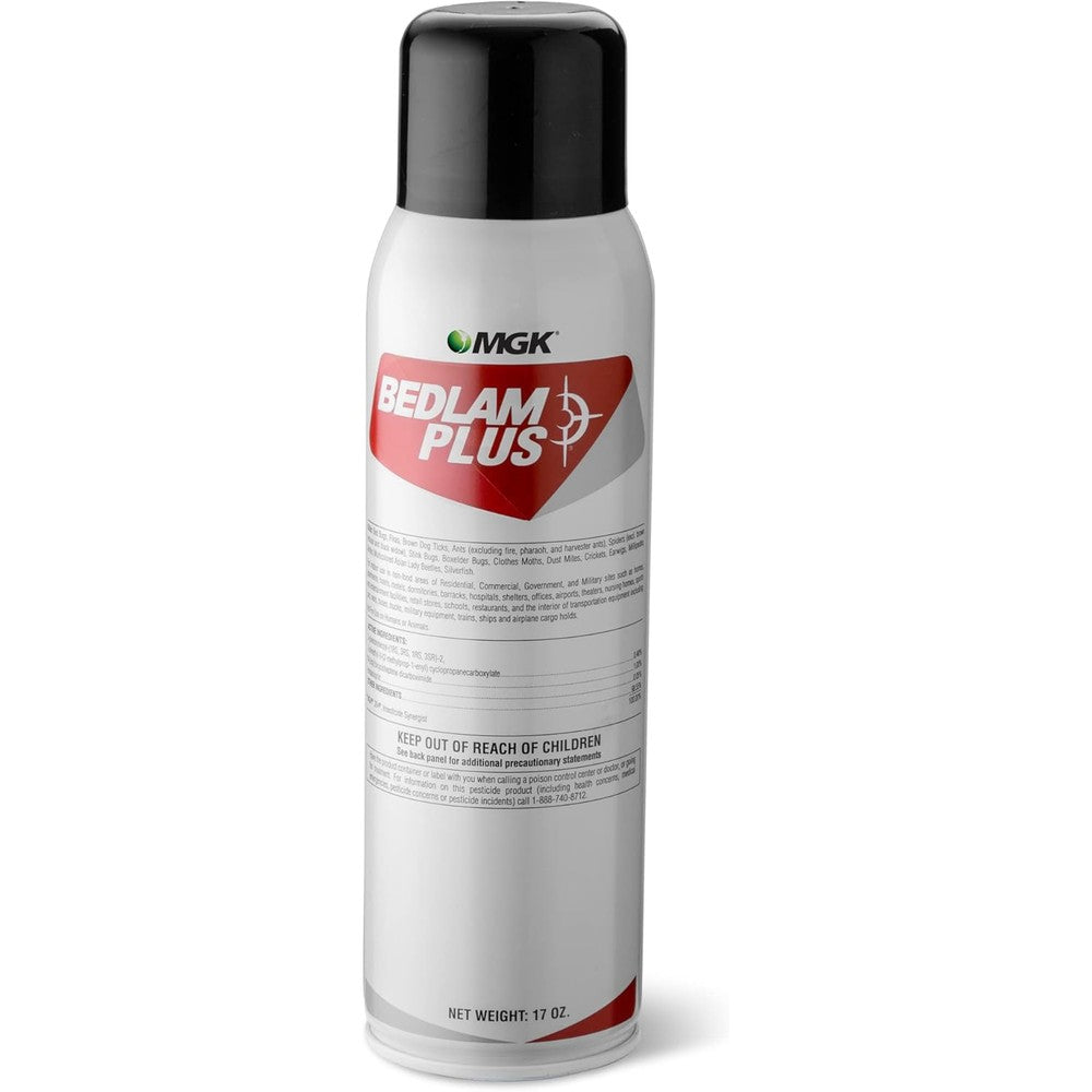 MGK Bedlam Plus Insecticide Aerosol 17 Ounce front view professional bed bug spray