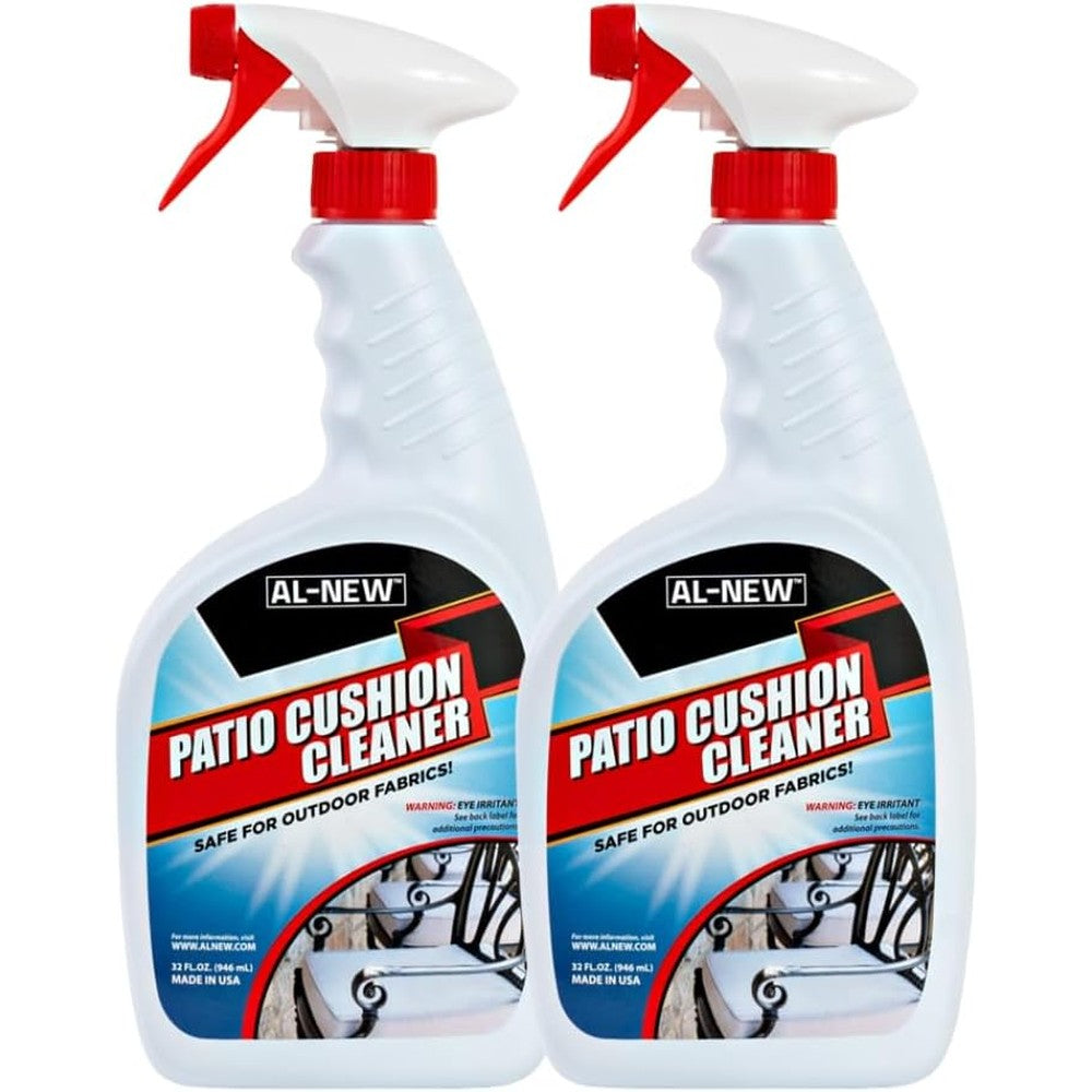 Al-New Patio Cushion Cleaner 32 ounce bottles for outdoor fabric cleaning