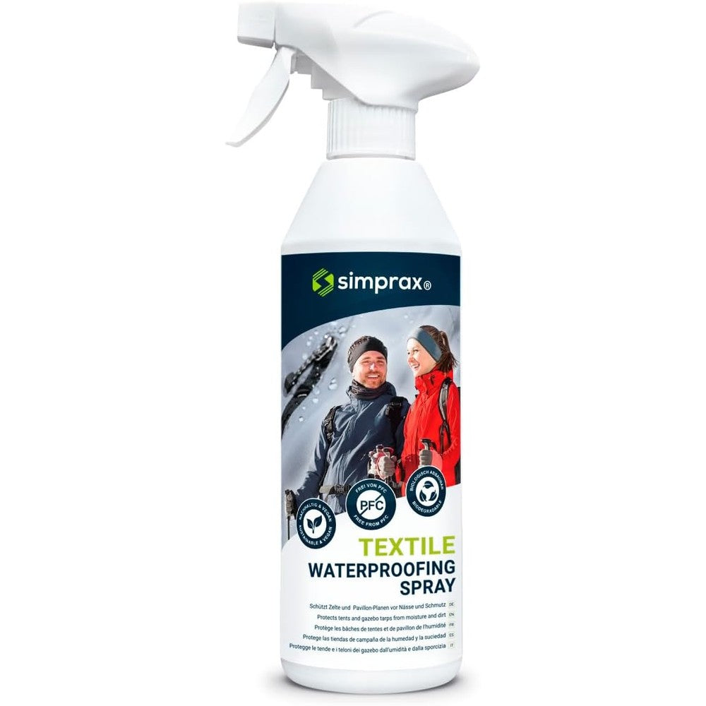 Simprax Textile Waterproof Spray front view eco-friendly fabric protector