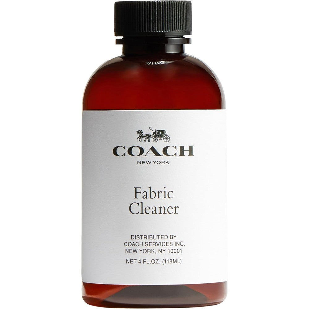 Coach Fabric Cleaner 4 Fluid Ounce bottle front view for luxury bag maintenance
