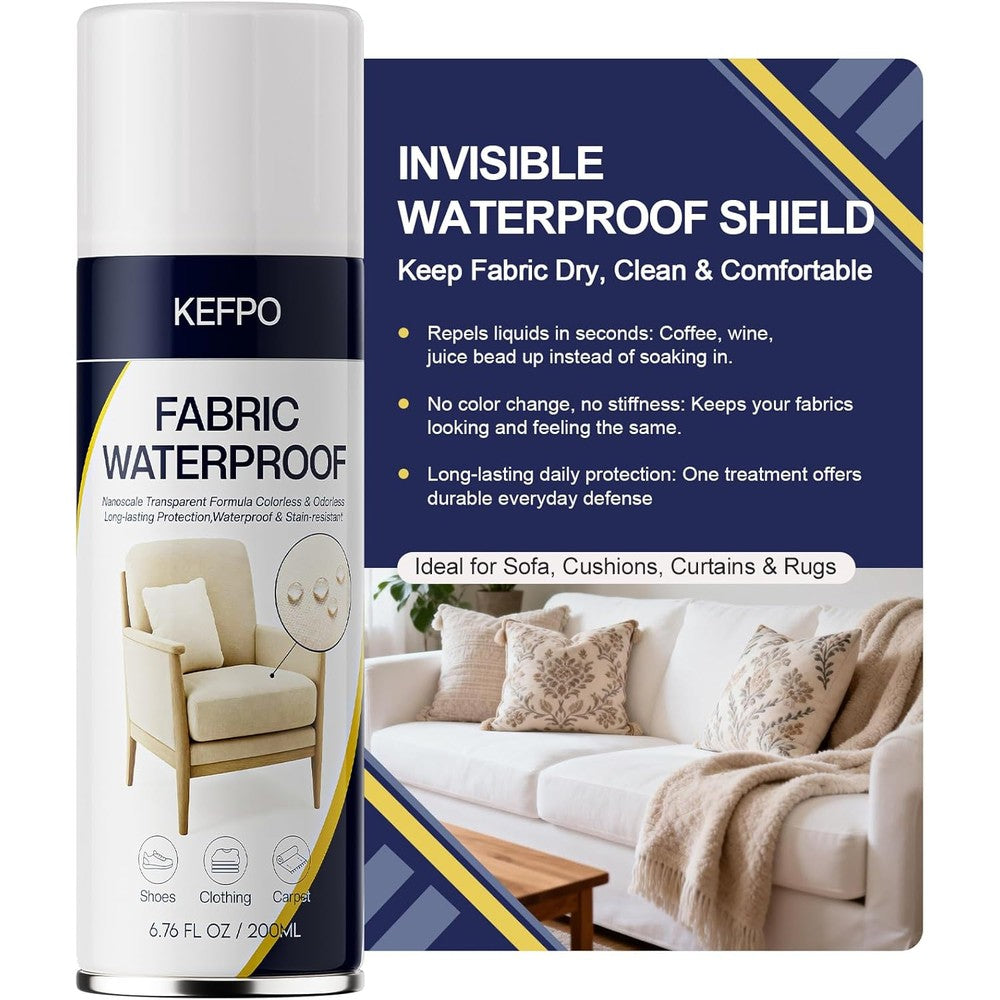 Kefpo Waterproof Fabric Protector Spray bottle front view
