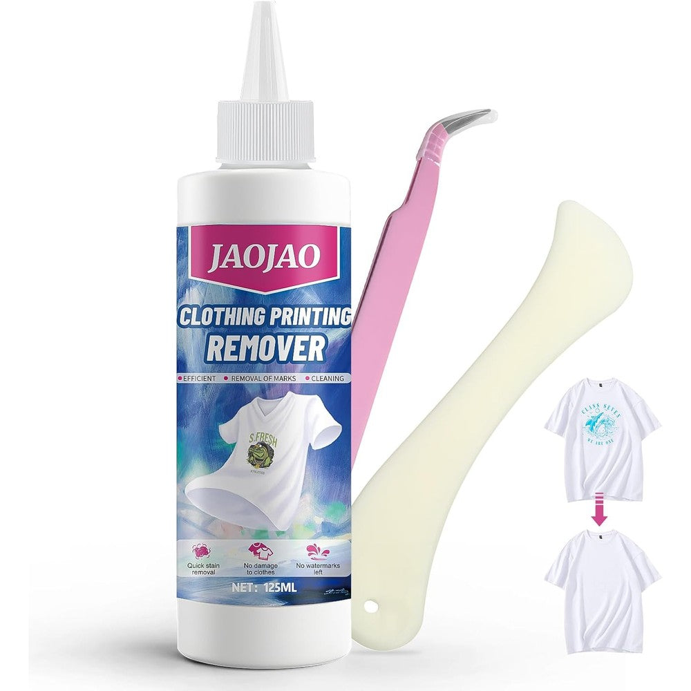 Jaojao Vinyl Remover 125ml bottle for heat transfer vinyl