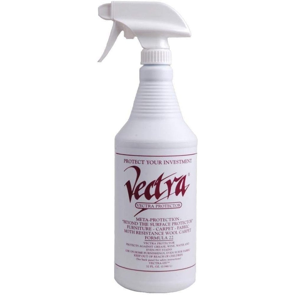 HP Vectra Furniture Carpet and Fabric Protector Spray 32 Ounce bottle front view for stain resistance.