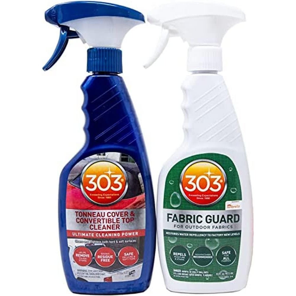 303 Products Convertible Fabric Top Cleaning and Care Kit front view for car detailing.