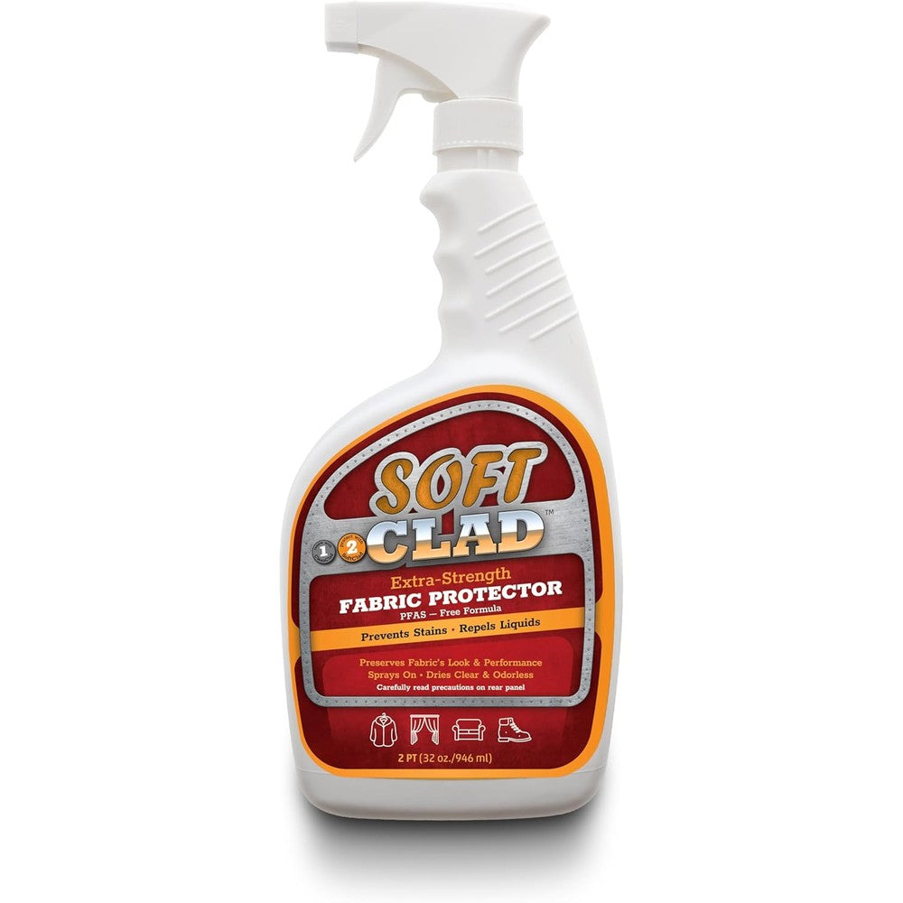 Stir Technologies SoftClad Fabric Protector Spray 32 ounce bottle front view waterproof shield