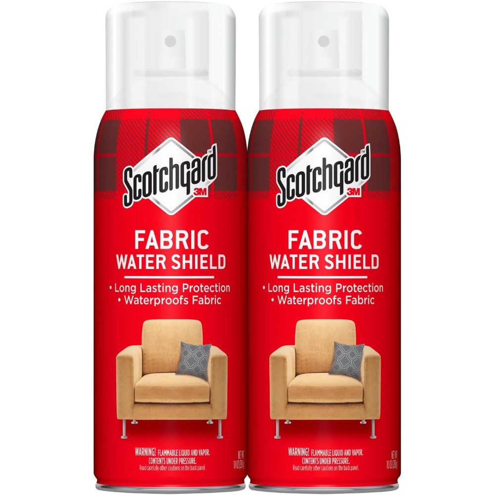 Scotchgard Fabric Water Shield two pack front view for water repellent protection.