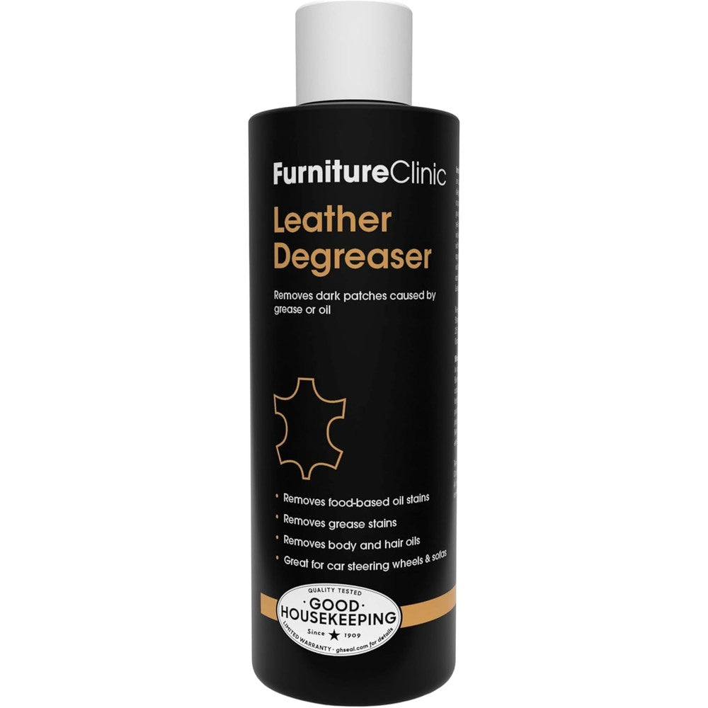 Furniture Clinic Leather Degreaser front view professional oil stain remover