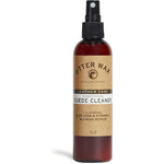Otter Wax Suede and Nubuck Leather Cleaner 5oz bottle front view for premium leather care.