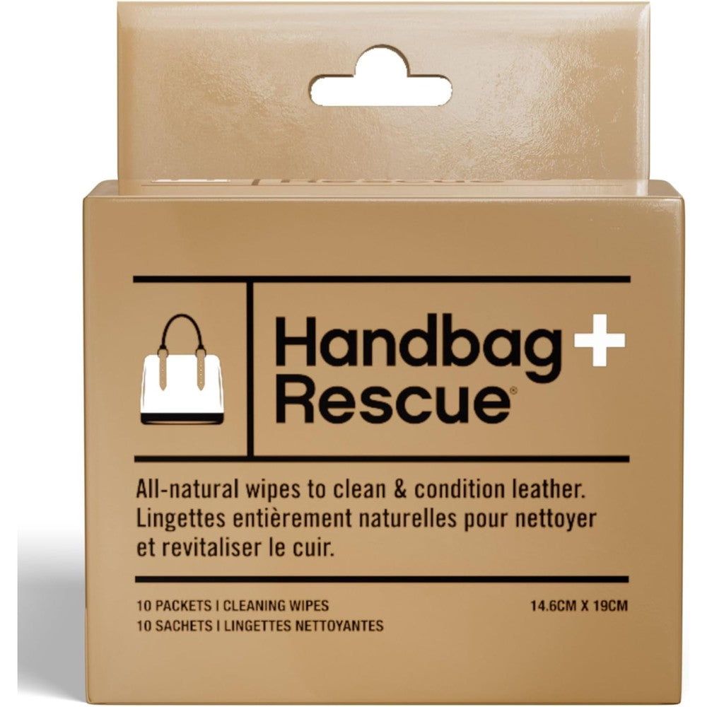 Boot Rescue Handbag Rescue box front view all natural leather wipes