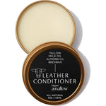 Amallow All Natural Leather Conditioner Balm 4 Ounce front view of tin.
