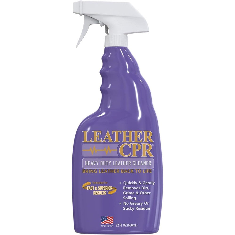 Leather CPR Heavy Duty Leather Cleaner 22 Ounce front view bottle