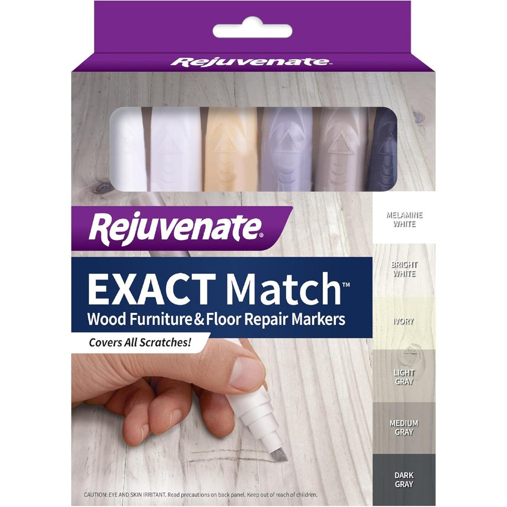Rejuvenate Exact Match Wood Furniture and Floor Repair Markers front view packaging