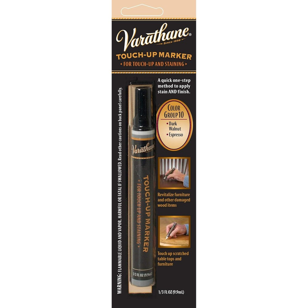 Rust-Oleum Varathane Wood Stain Touch-Up Marker front view for furniture repair