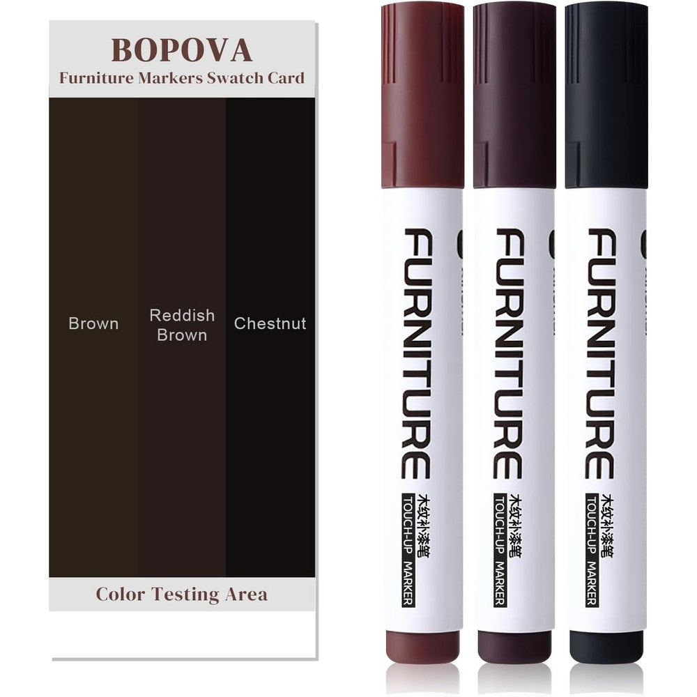 BOPOVA Furniture Markers Touch Up Kit front view for wood scratch repair.