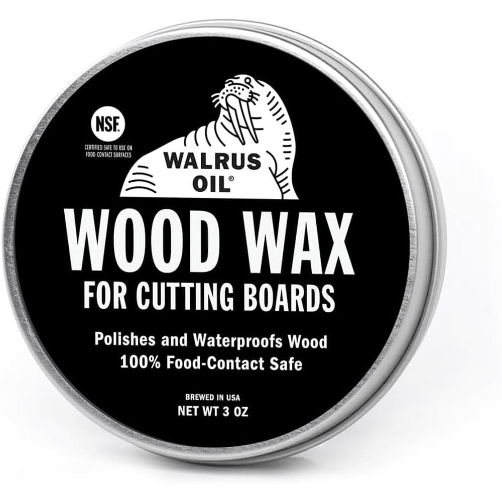 Walrus Oil Wood Wax 3 Ounce can front view on white background