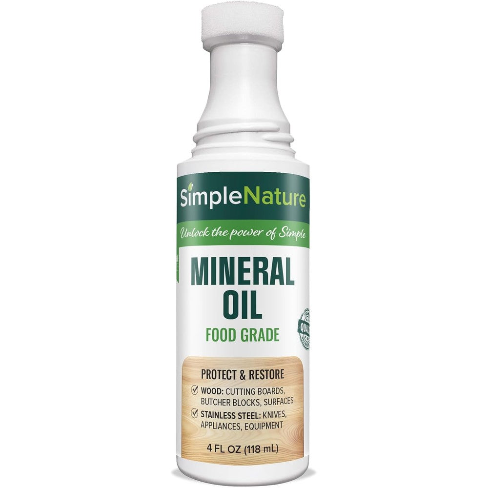 SimpleNature Brush On Food Grade Mineral Oil bottle front view