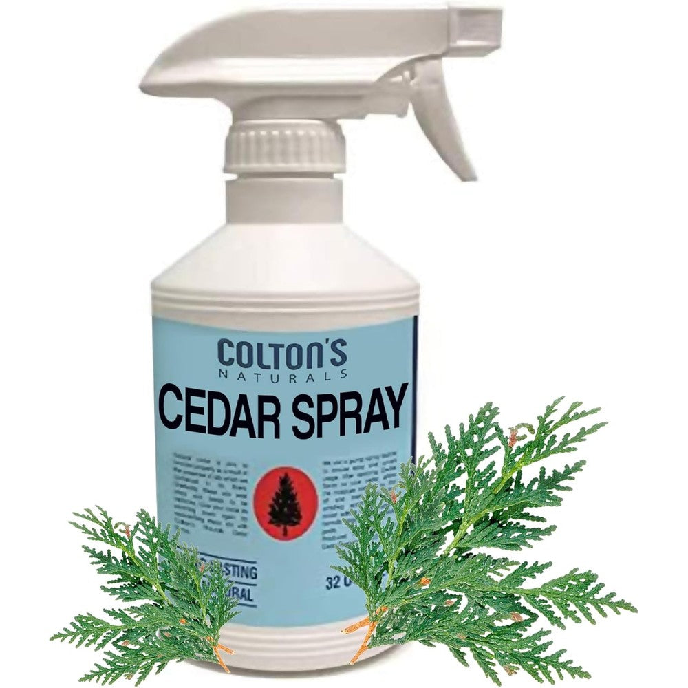 Colton's Naturals Cedar Spray 32 ounce bottle front view for wood protection.
