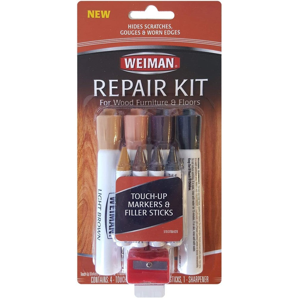 Weiman Wood Repair System Kit front view furniture scratch fix