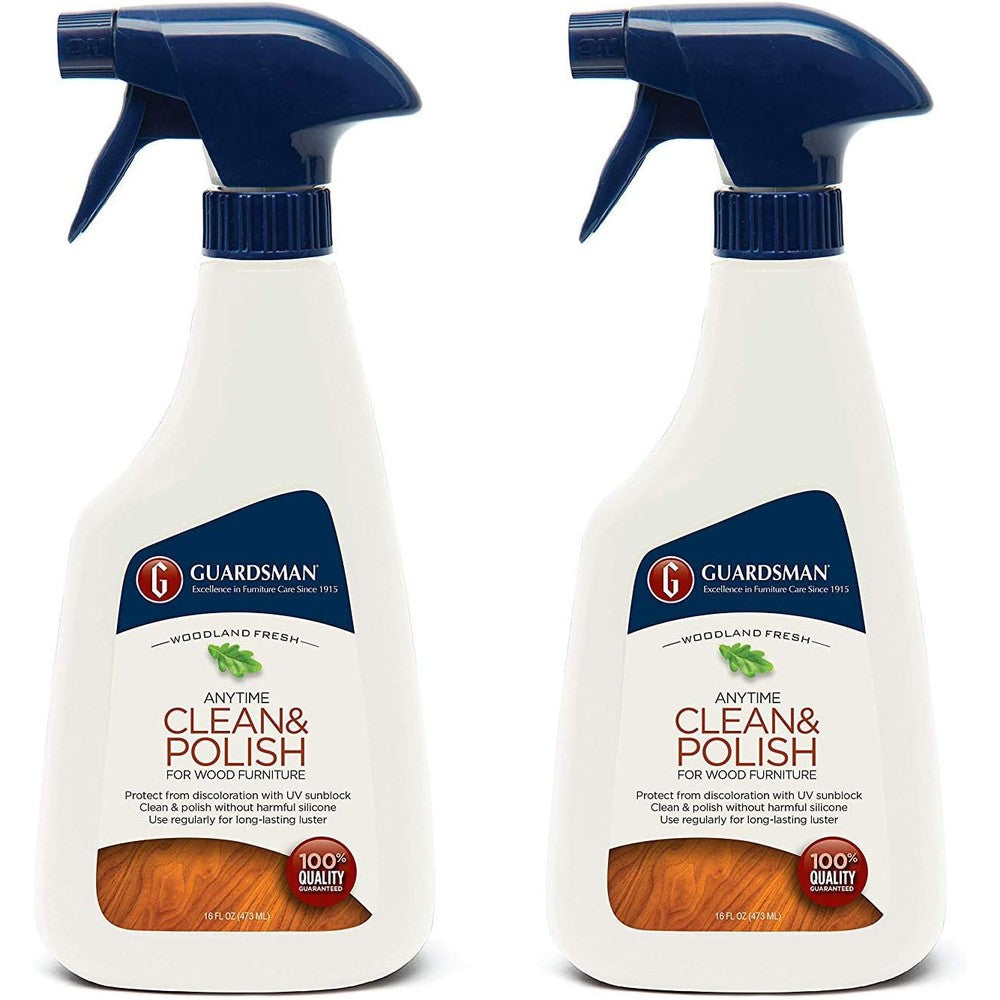 Guardsman Clean and Polish wood furniture spray front view
