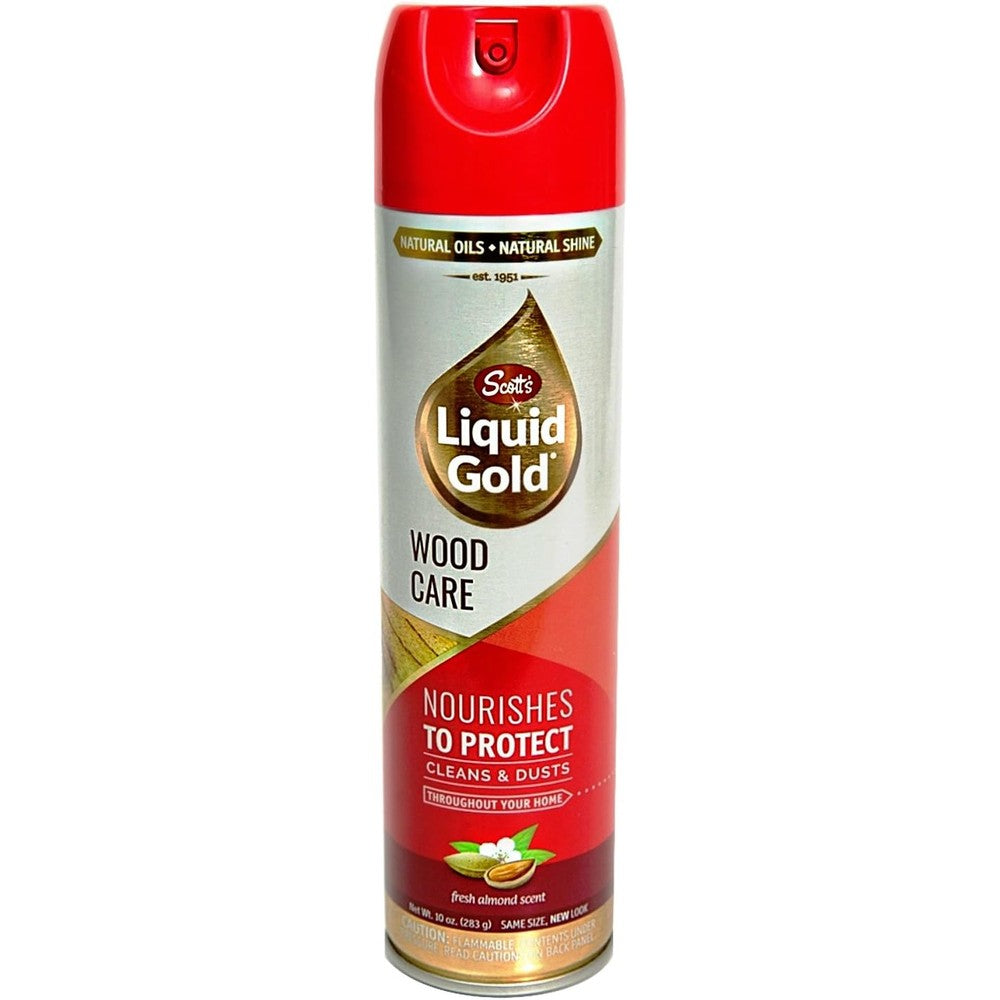 Scott's Liquid Gold Aerosol Wood Care spray can front view