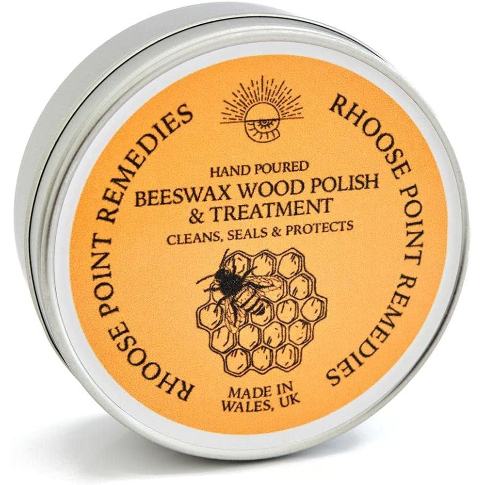 Rhoose Point Remedies beeswax wood polish front view