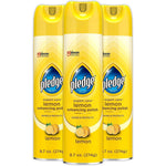 Pledge Enhancing Polish Lemon Scent 9.7 Ounce front view