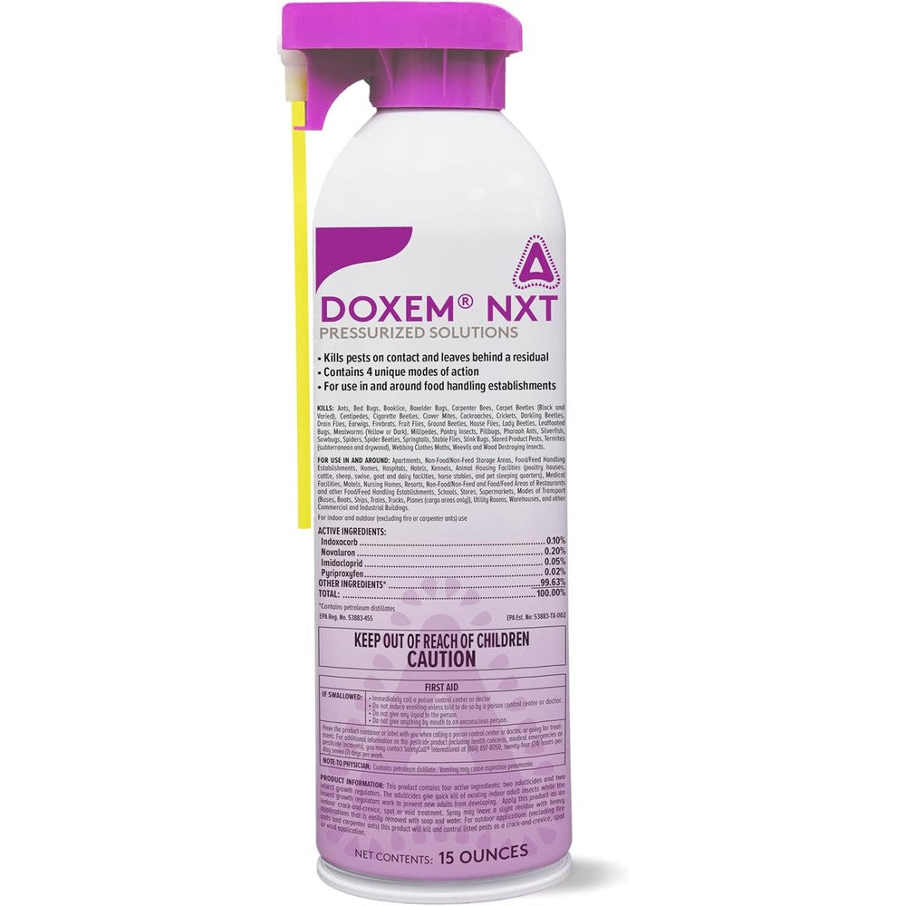 Doxem NXT Pressurized Solutions 15 Ounce front view professional pest control aerosol spray