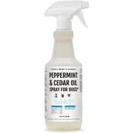 Kate's Home & Garden Peppermint Oil Spray for Bugs front view bottle