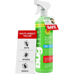 BugMD Ant Spray 32 fluid ounce front view bottle for natural pest control