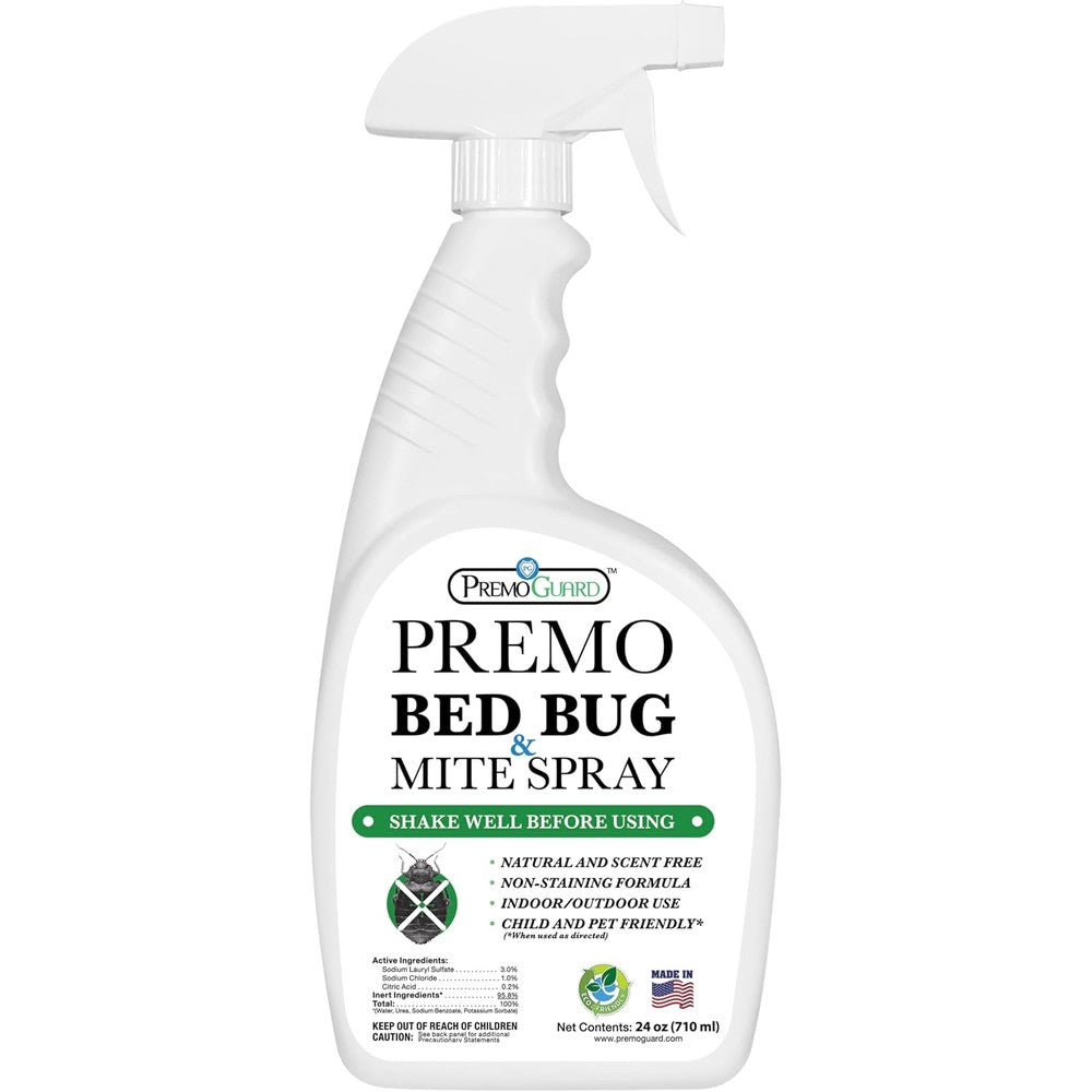 Premo Guard Bed Bug Killer Spray 24 fluid ounce bottle front view
